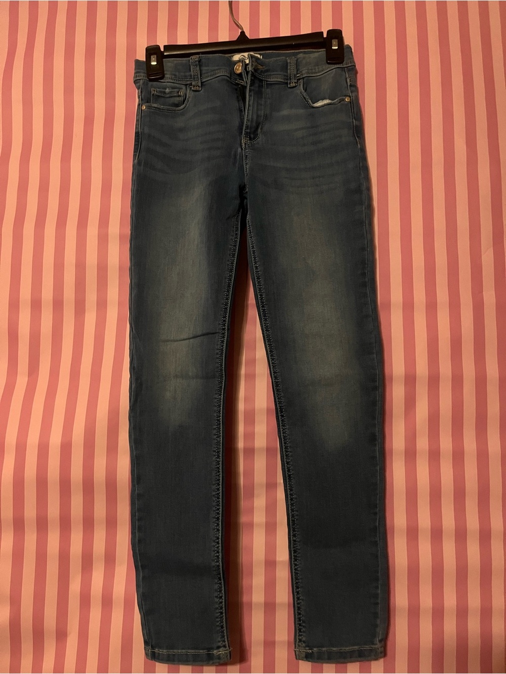 Kids Dark Blue Slim Fit Jeans